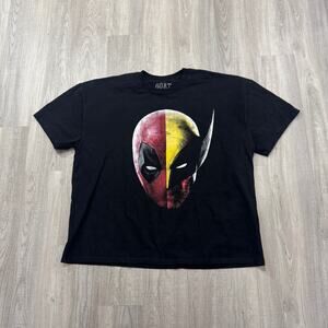 Goat Crew Marvel Deadpool and Wolverine Heavyweight Shirt Men's 2XL XXL Movie